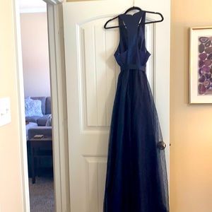 A long Vera Wang Gown  from David’s Bridal